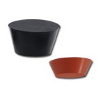 1.75 X 2.062 X 1" LONG SILICONE TAPERED PLUGS (5 COUNT)